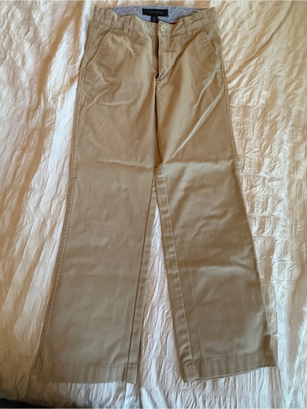 Tommy Hilfigure Youth Khaki Straight-Leg